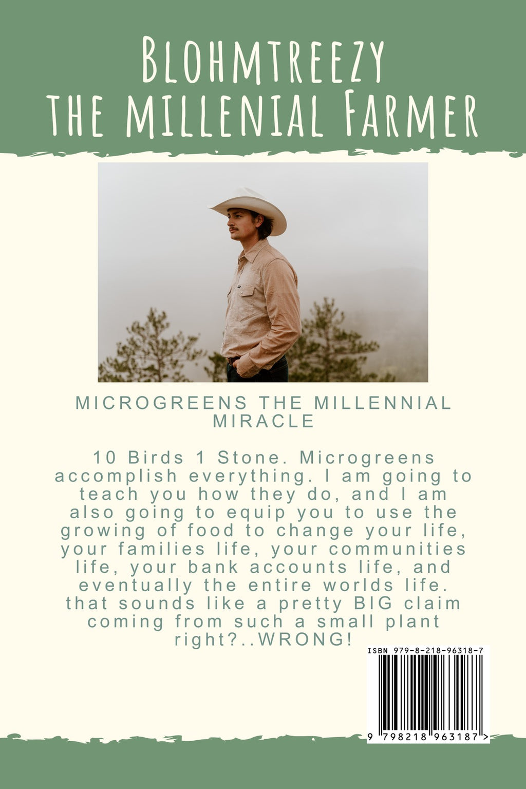 My Book: Microgreens the Millennial Miracle