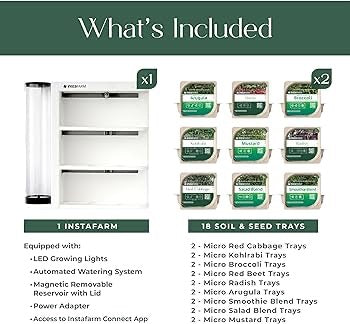 InstaFarm Auto Watering Microgreens Grow Machine